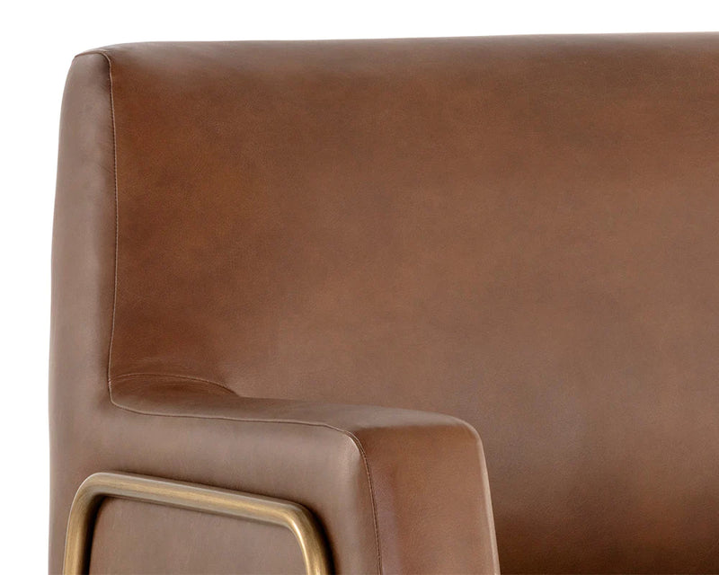 PB-06CYB Leather Accent Chair- Bovine Leather