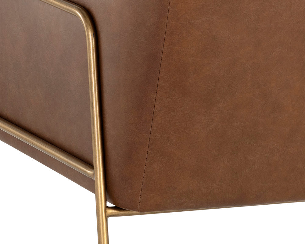 PB-06CYB Leather Accent Chair- Bovine Leather