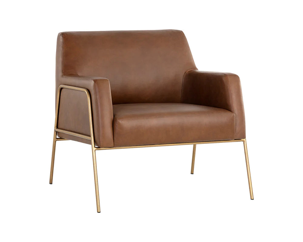 PB-06CYB Leather Accent Chair- Bovine Leather