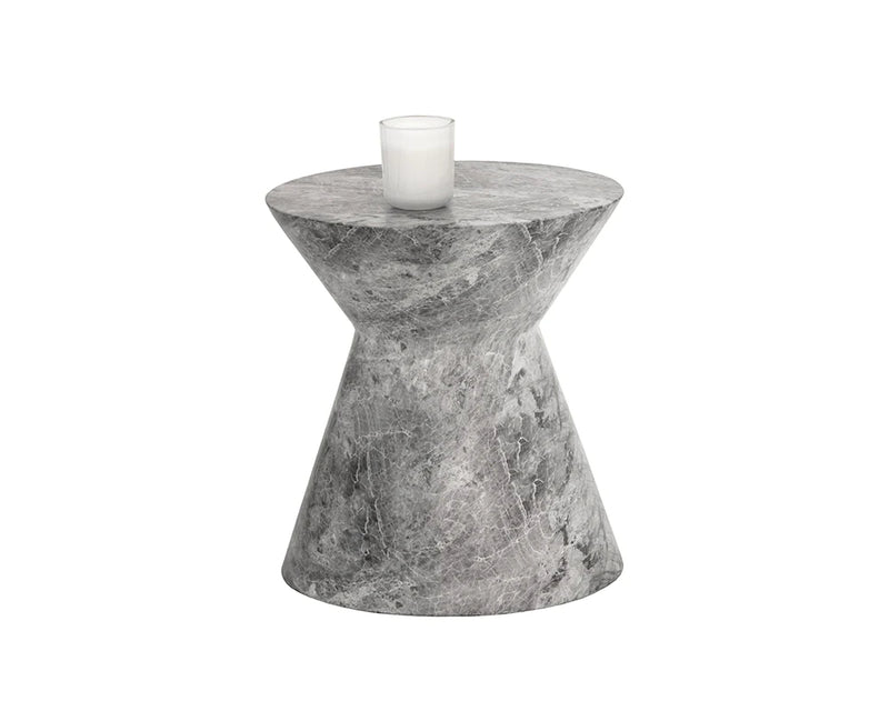 PB-06AST End Table -17.75D Marble Look