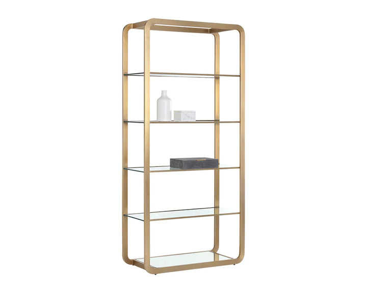 PB-06AMBR Bookcase- Large