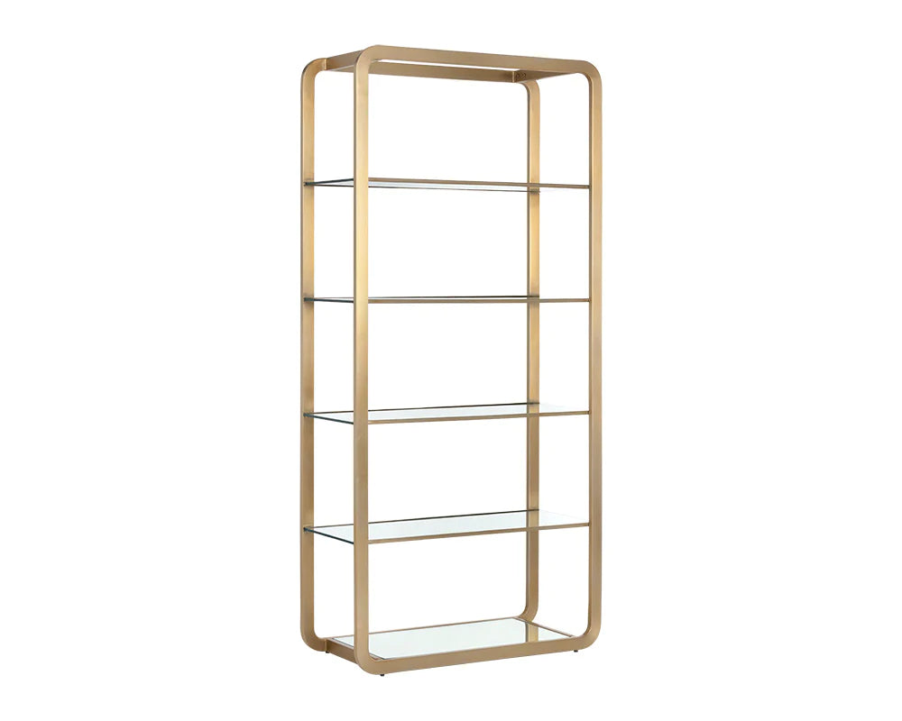 PB-06AMBR Bookcase- Large