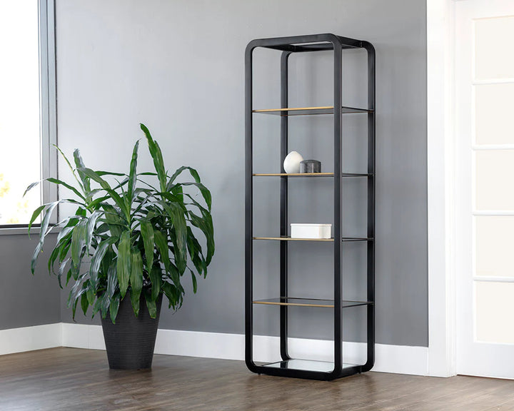 PB-06AMBR Bookcase- Small