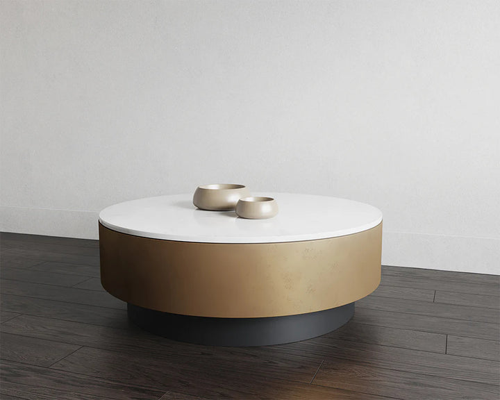 PB-06ZEL Round Coffee Table -43.5D