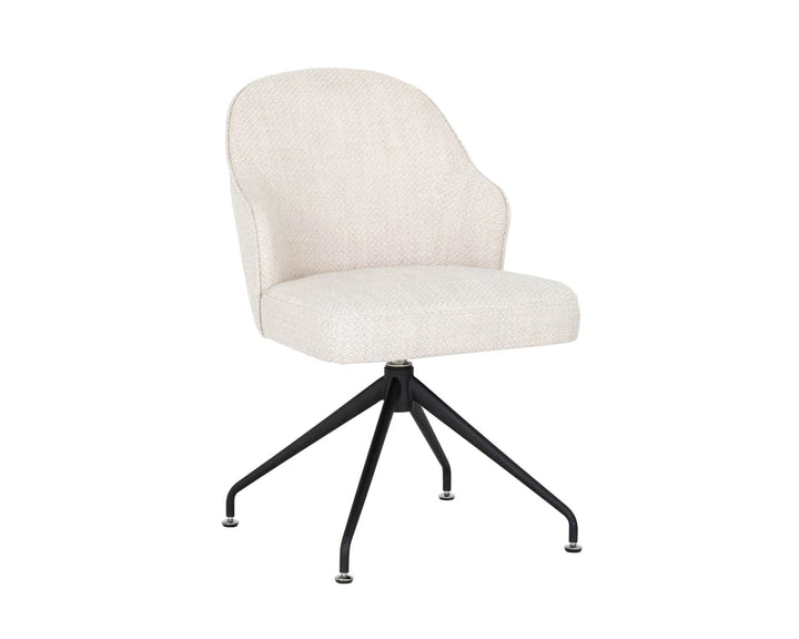 PB-06BRE Swivel Dining Chair - Fabric