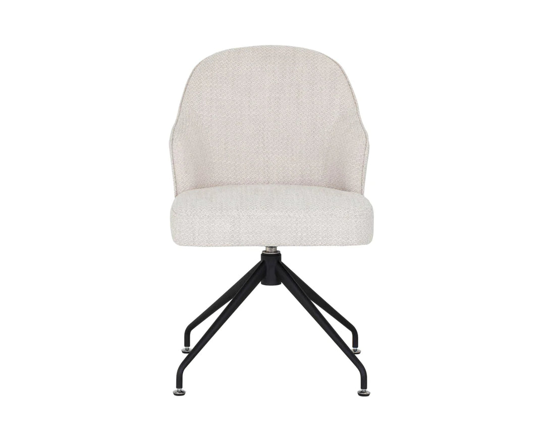 PB-06BRE Swivel Dining Chair - Fabric