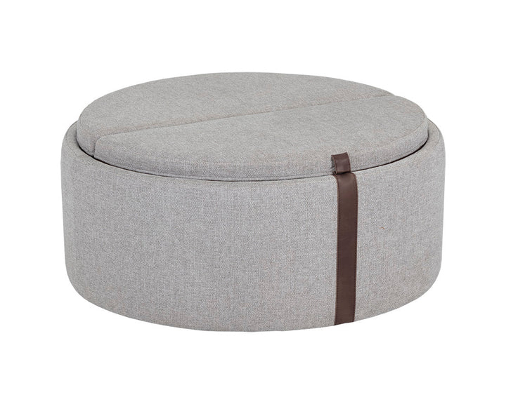 PB-06BOR Wheeled Storage Table/Ottoman - 47"D