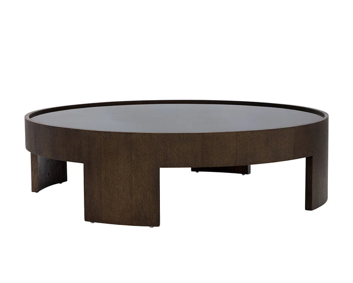 PB-06BRU Round Coffee Table - 55"D