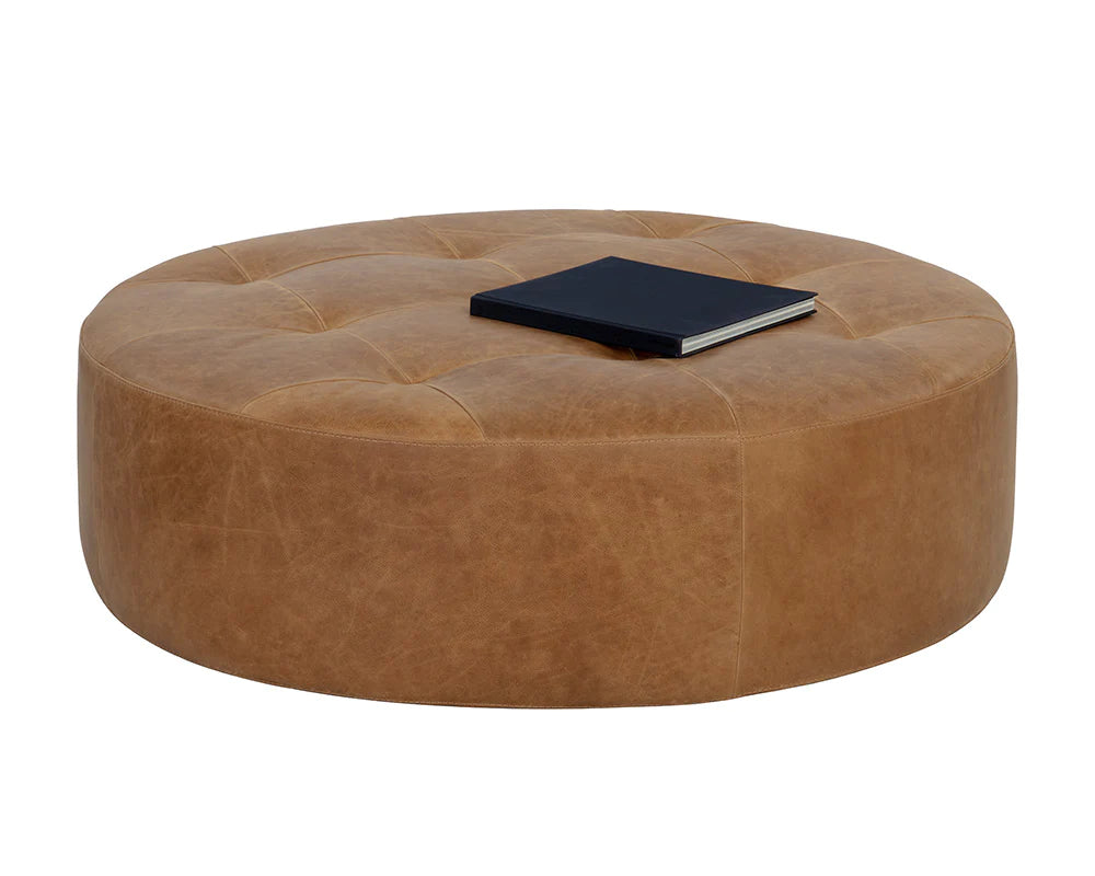 PB-06NIL Leather Ottoman -51.5D