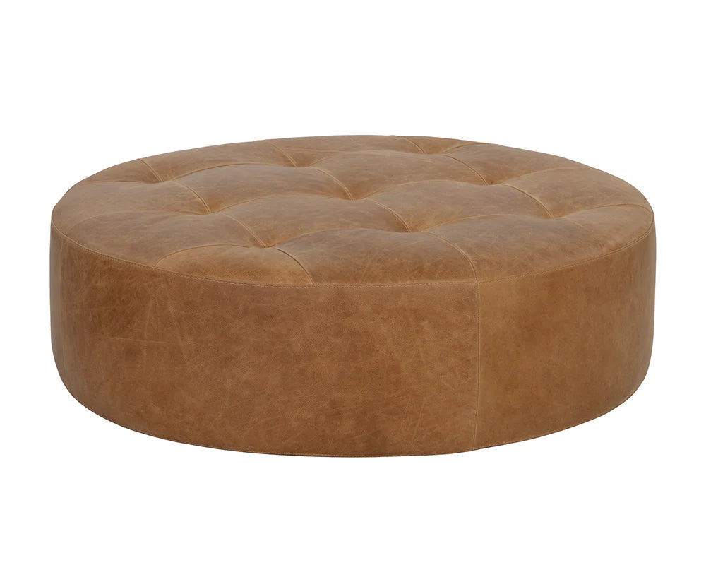 PB-06NIL Leather Ottoman -51.5D