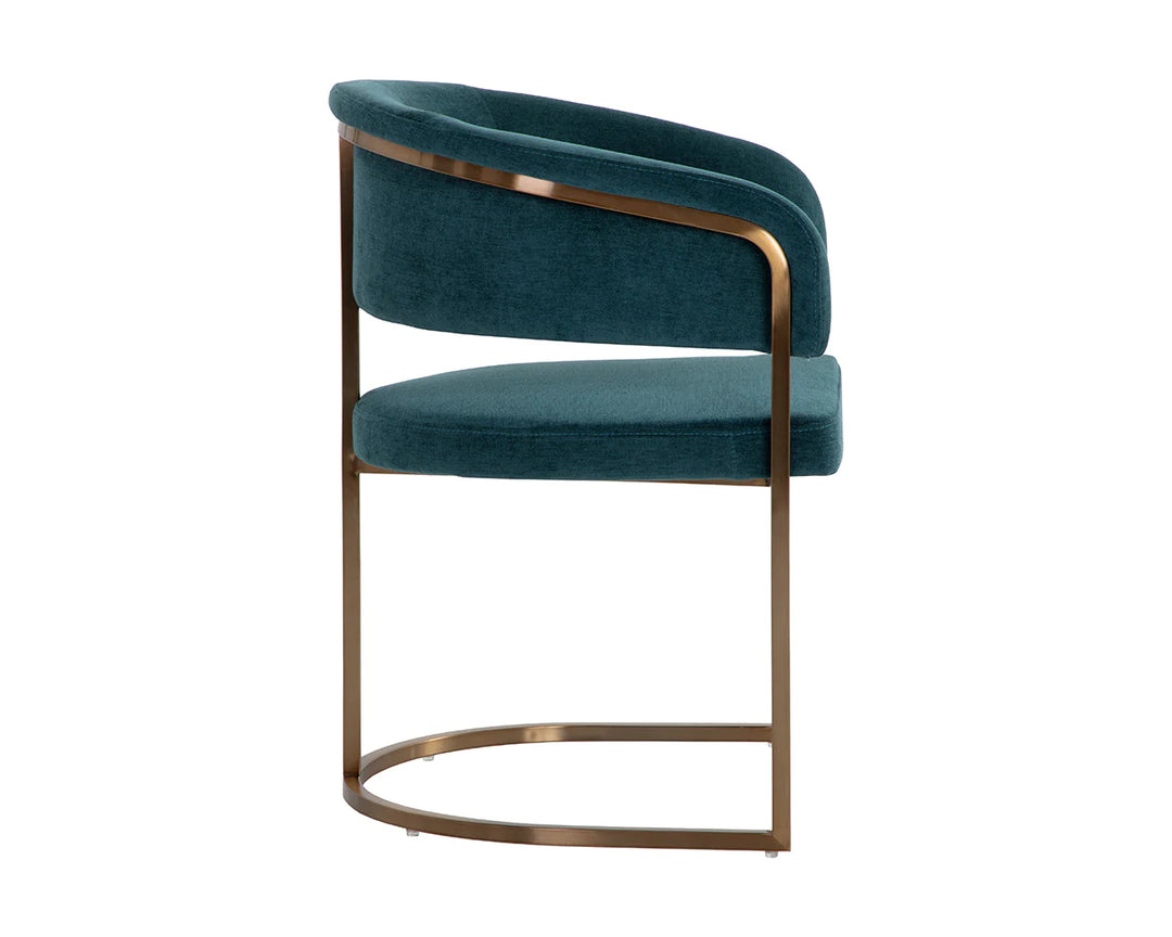 PB-06MAR Dining Armchair - Gold