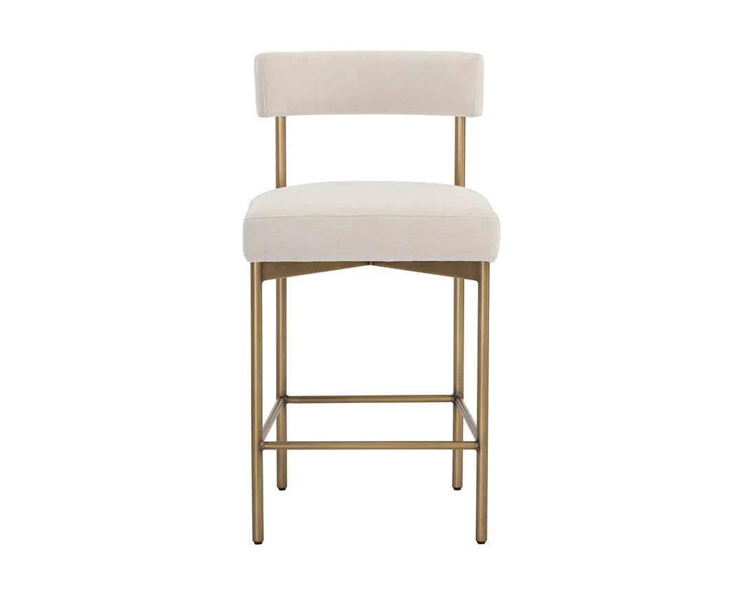 PB-06SEN  Counter Stool- Antique Brass