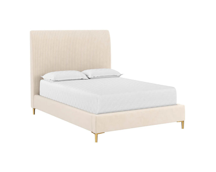 upholstered bed