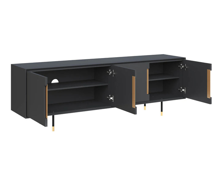 PB-06DAN Media Console and Cabinet