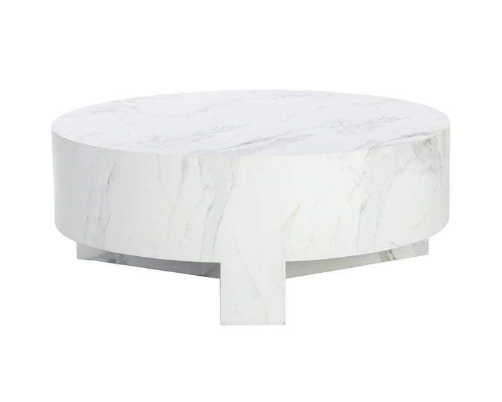 PB-06MIR Round Coffee Table - 40"D