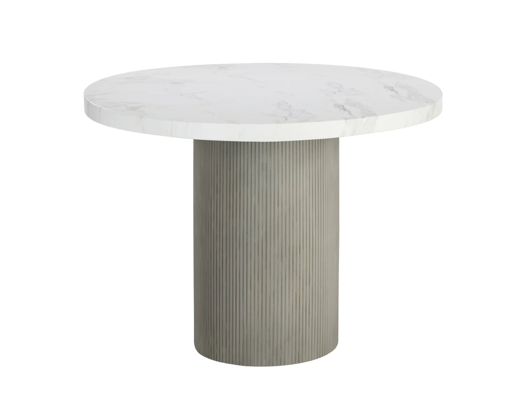 PB-06NIC Dining Table - Marble Look