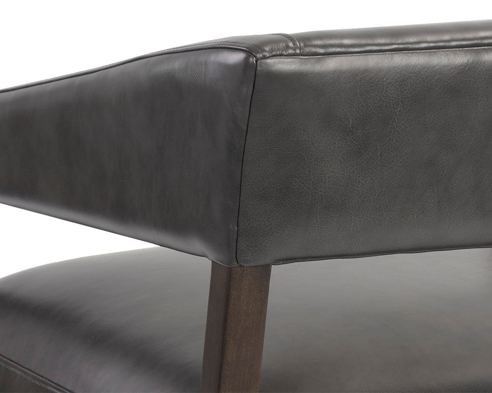 PB-06CAR Leather Accent Chair - Genuine Leather