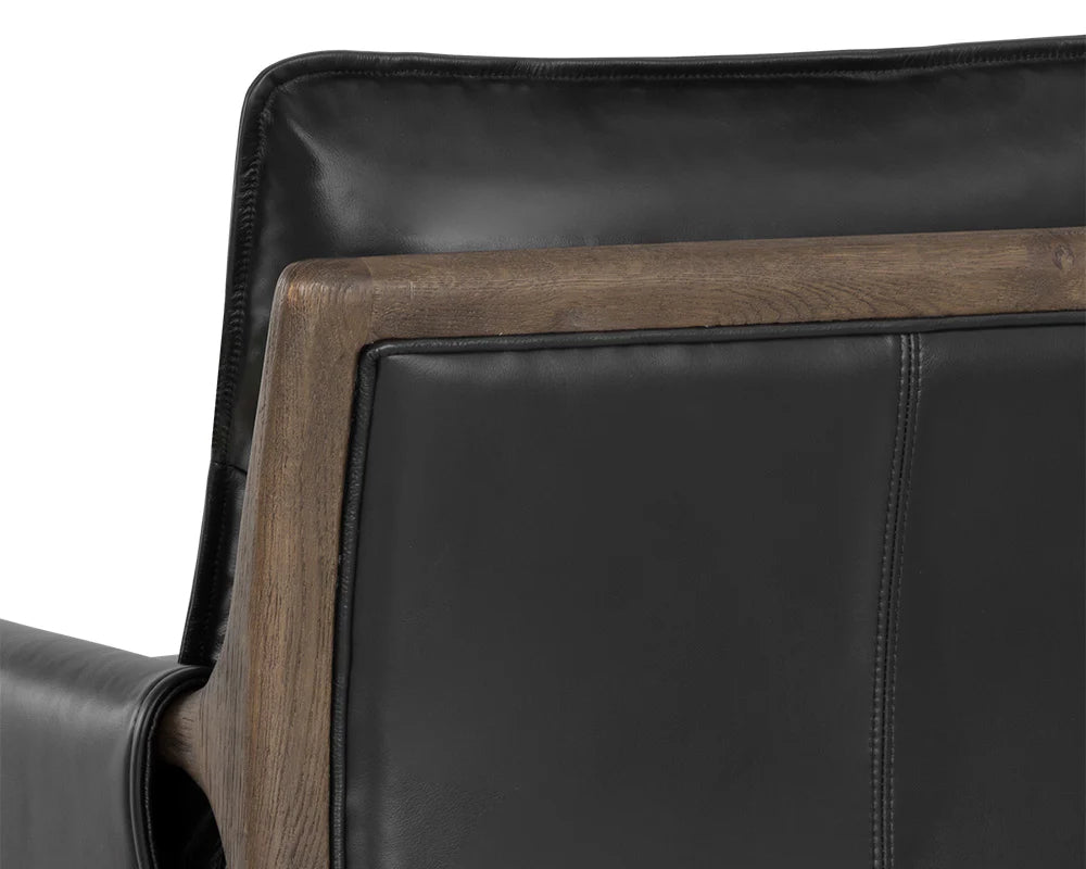 PB-06Mau Armchair - Distressed Brown