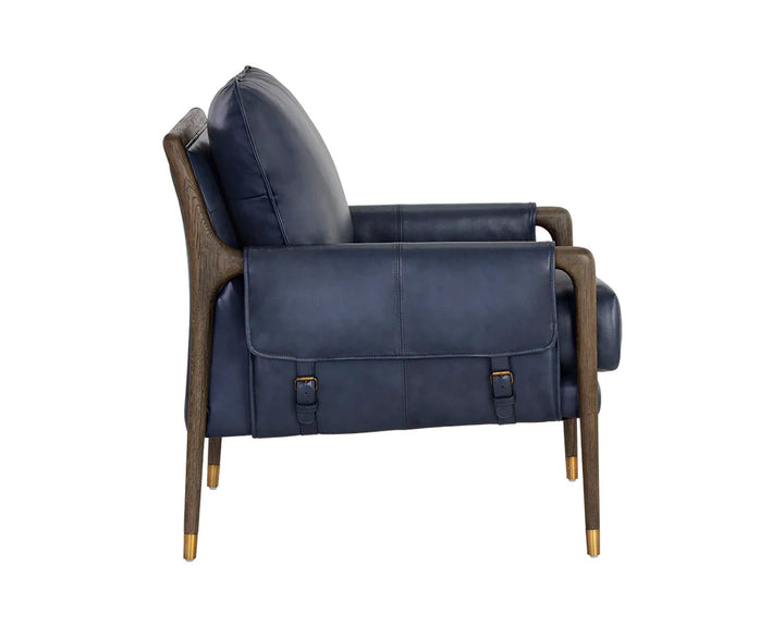 PB-06Mau Armchair - Distressed Brown