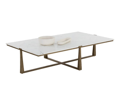 PB-06COW Rectangular Coffee Table - 64``W