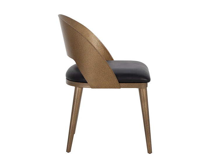 PB-06DEZ Dining Chair-Charcoal Black