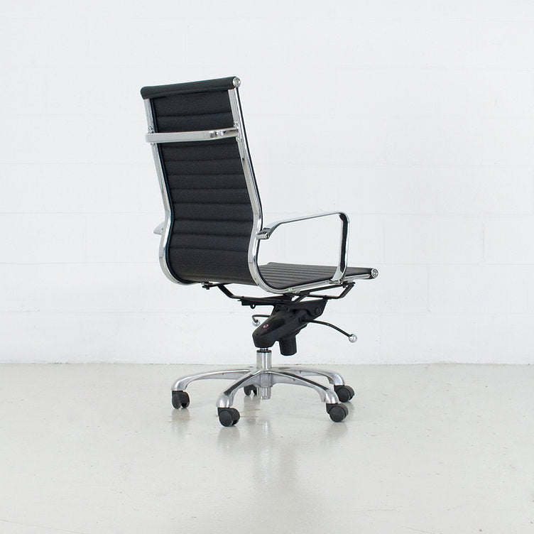 PB-20  Office Class Chair with Leatherette seat -N0062