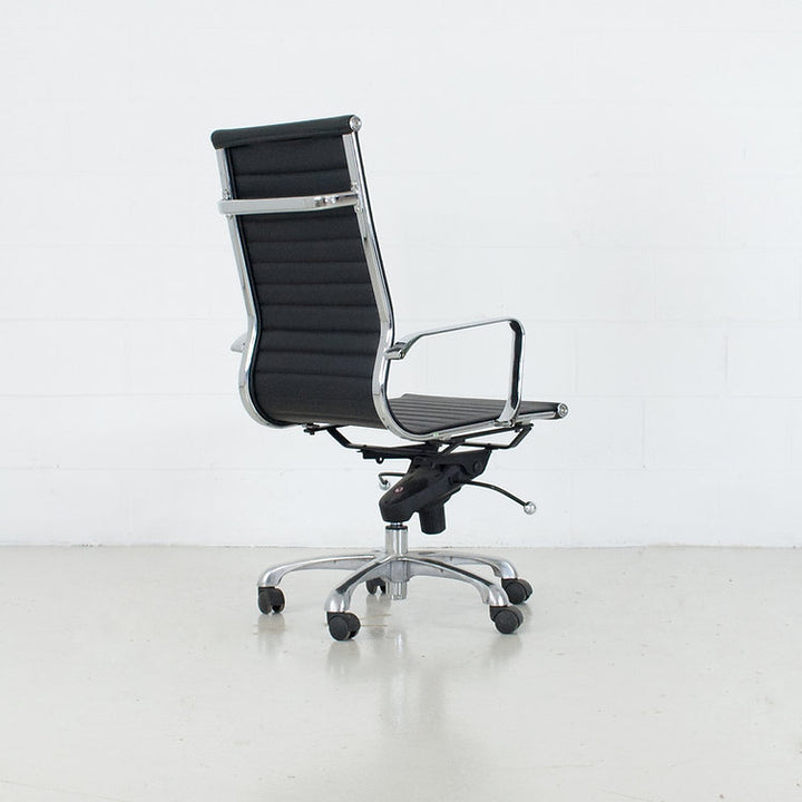 PB-20  Office Class Chair with Leatherette seat -N0062