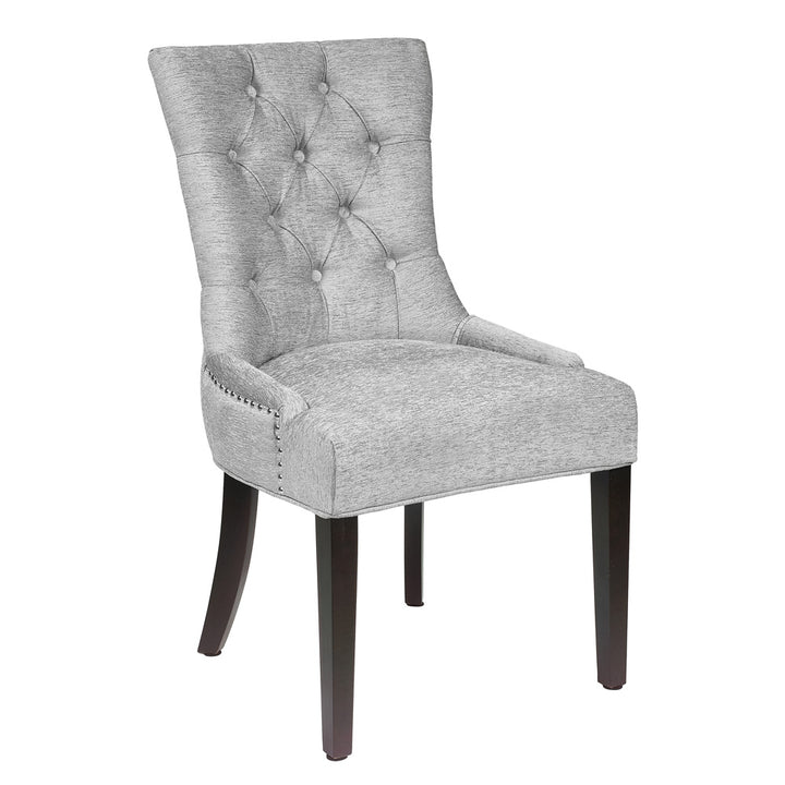 PB-11PET  Tufted Dining Chair- Platinum Fabric