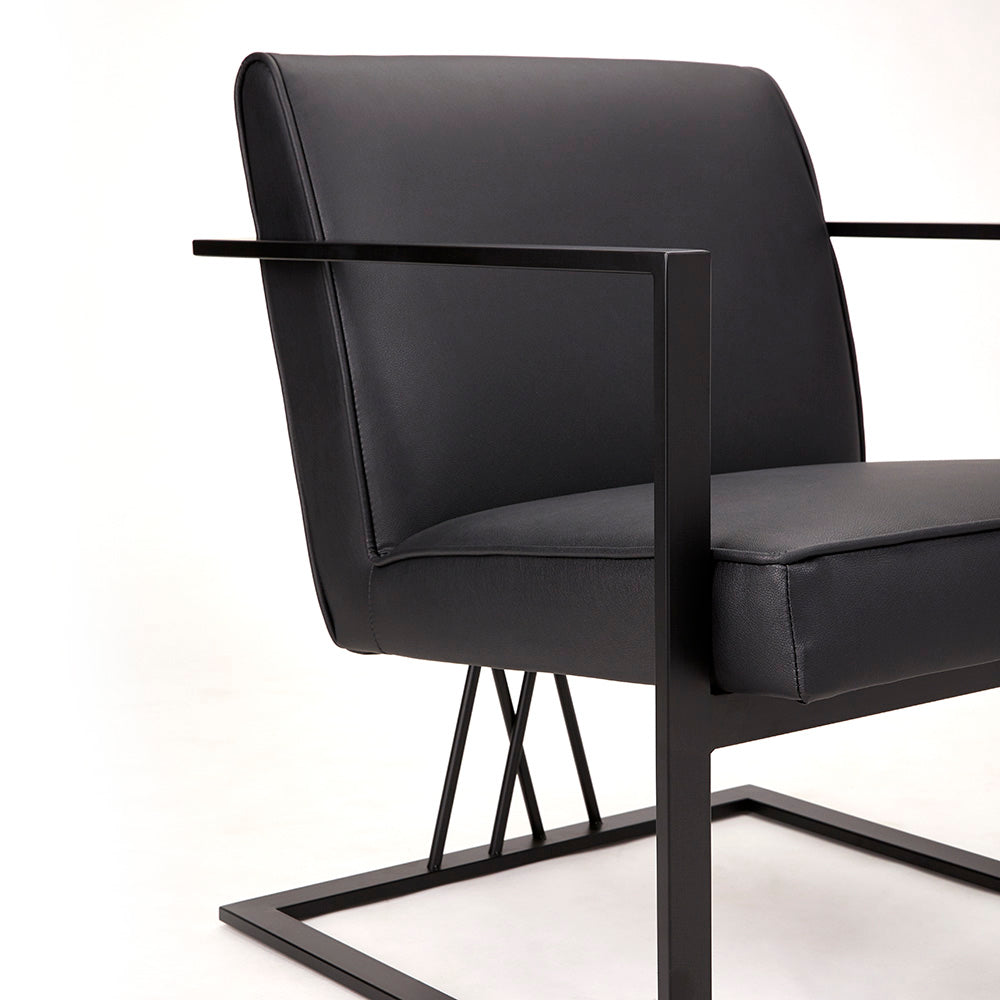 PB-11FAIR Accent Chair- Black