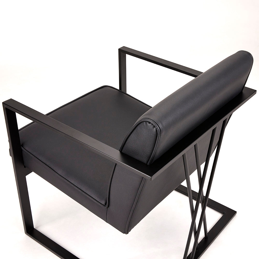 PB-11FAIR Accent Chair- Black