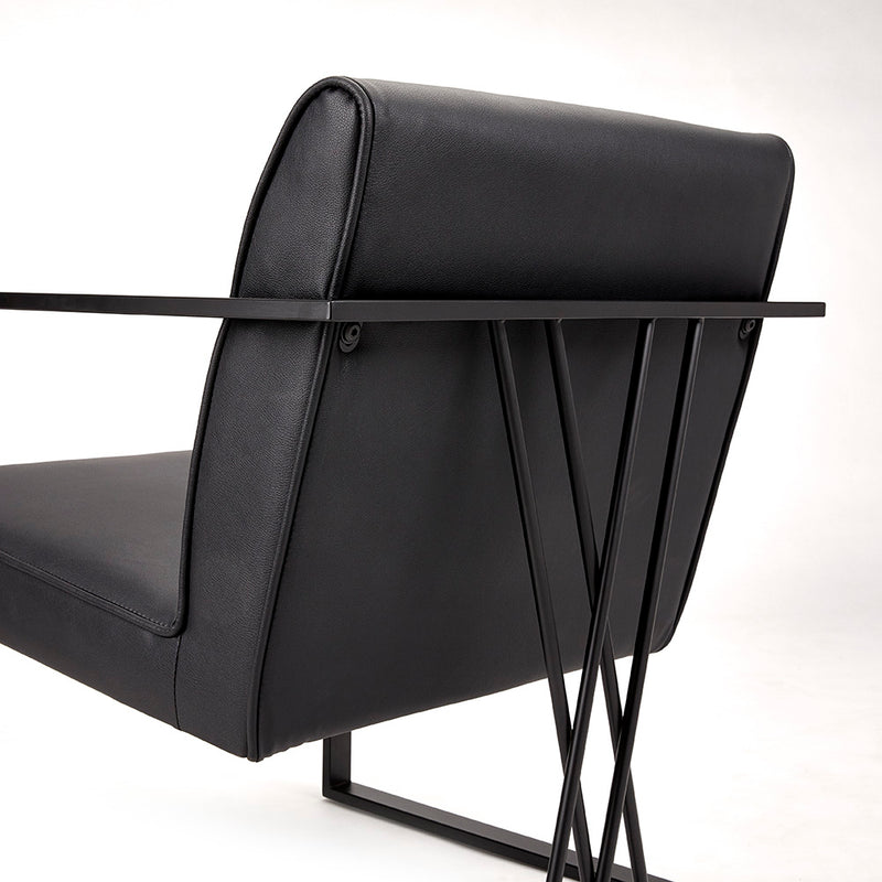 PB-11FAIR Accent Chair- Black