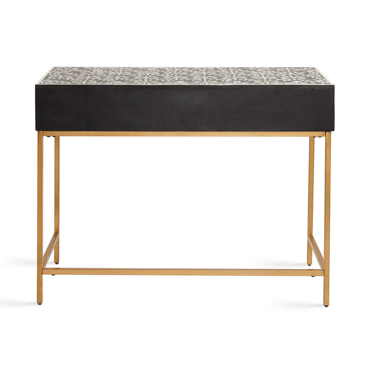 bone inlay console table