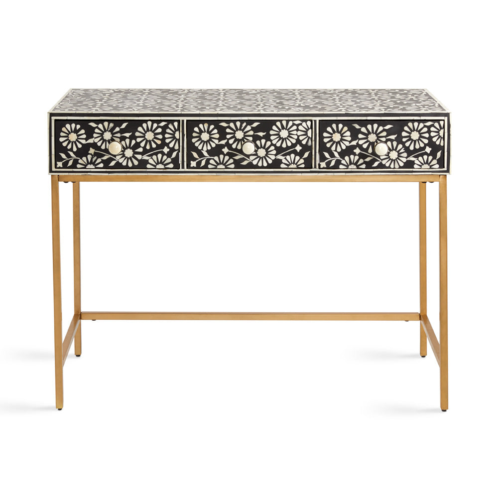 high-quality bone inlay console table