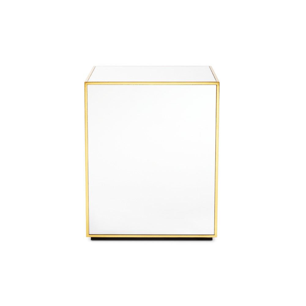 PB-11 Mirror Cube Side Table