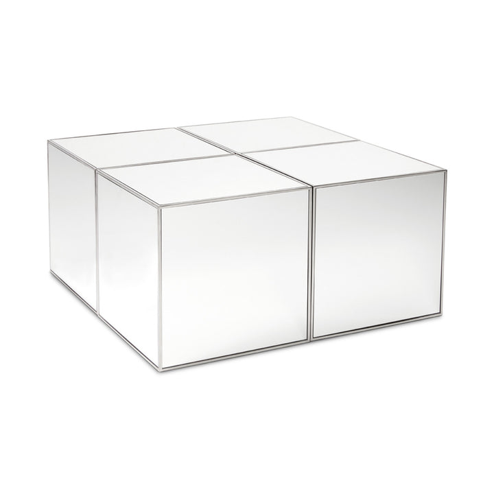 PB-11 Cube Mirror Coffee Table - 35.5