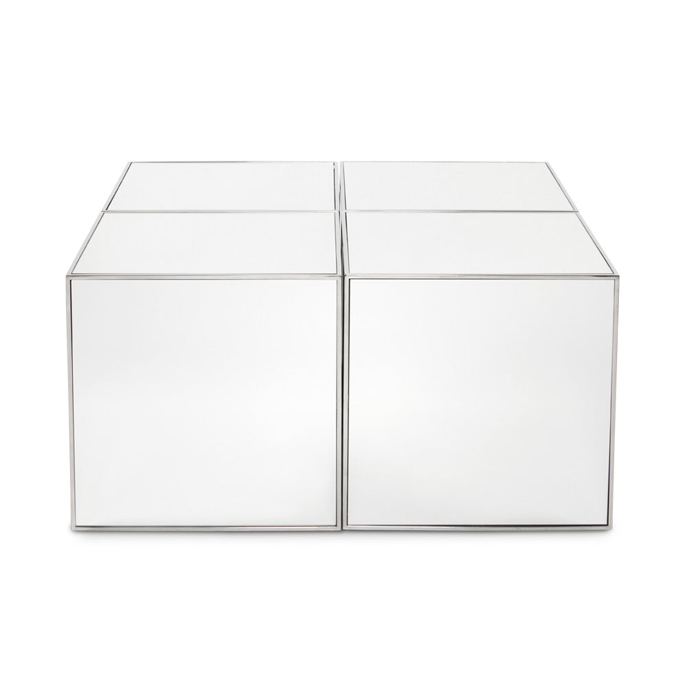 PB-11 Cube Mirror Coffee Table - 35.5