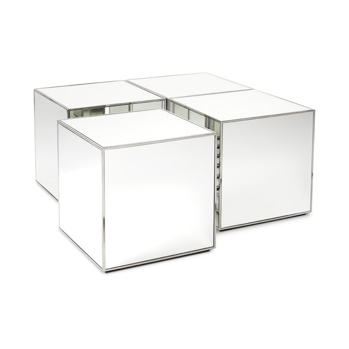 PB-11 Cube Mirror Coffee Table - 35.5