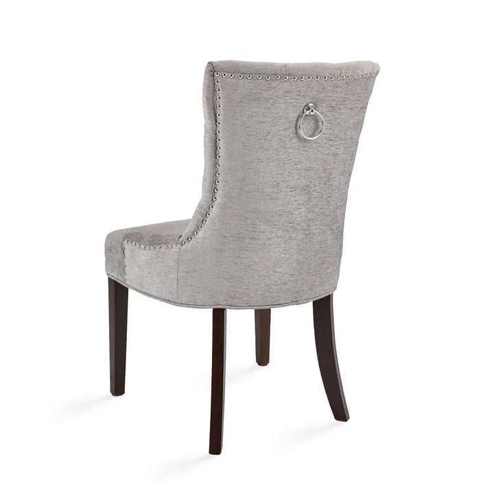 PB-11PET  Tufted Dining Chair- Platinum Fabric