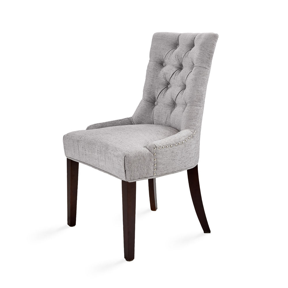 PB-11PET  Tufted Dining Chair- Platinum Fabric