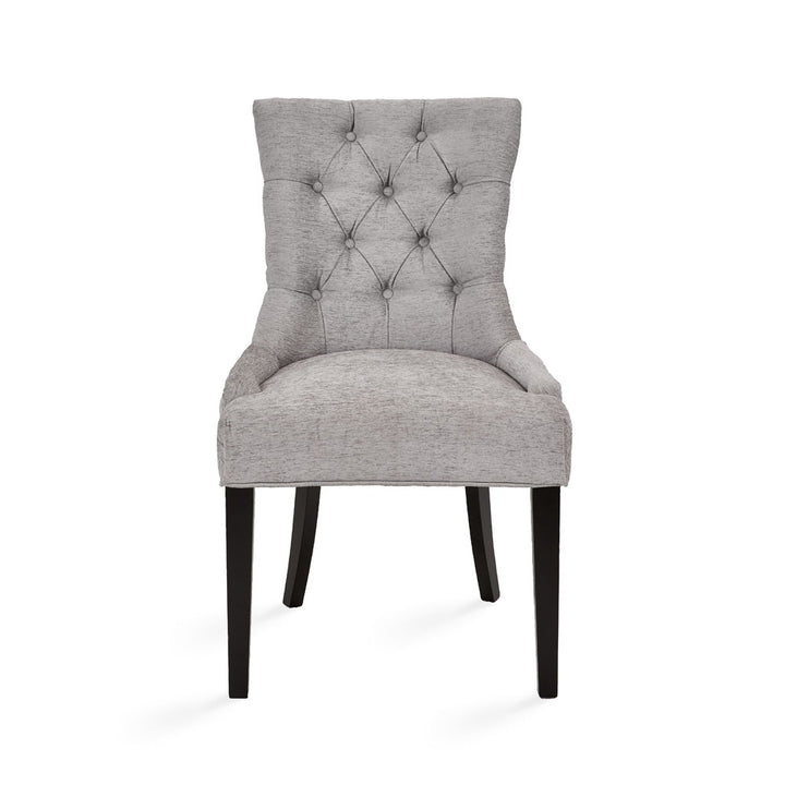 PB-11PET  Tufted Dining Chair- Platinum Fabric