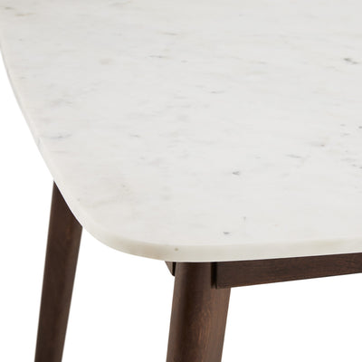 PB-11ERI Square Marble Top  Dining Table- 35.5D"