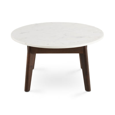 PB-11ERI Round Marble Top  Coffee Table- 29.5D