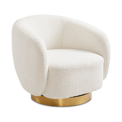 PB-11ASP Swivel Chair- Boucle Fabric