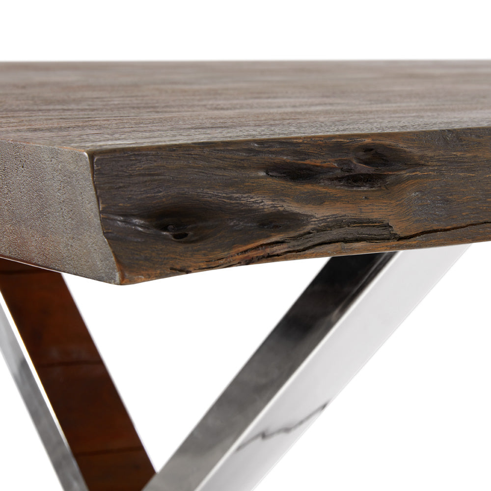 PB-11 Organic Live Edge Dining Table 84″