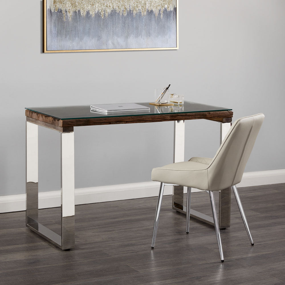 PB-11RAILWOOD Desk -47.5W