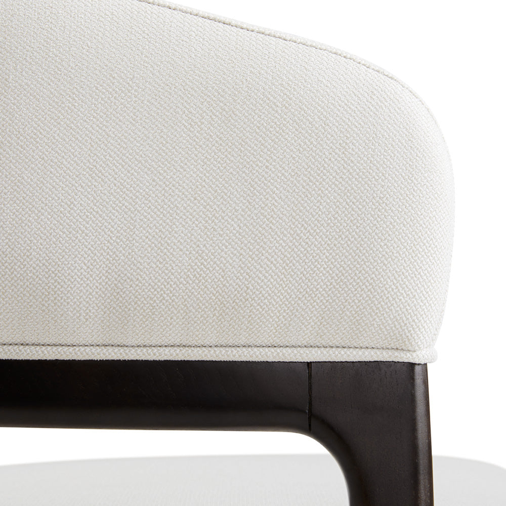 PB-11ERI Dining Chair - White Linen