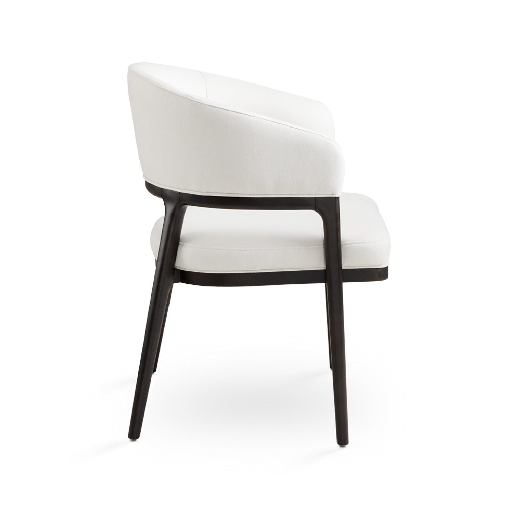 PB-11ERI Dining Chair - White Linen