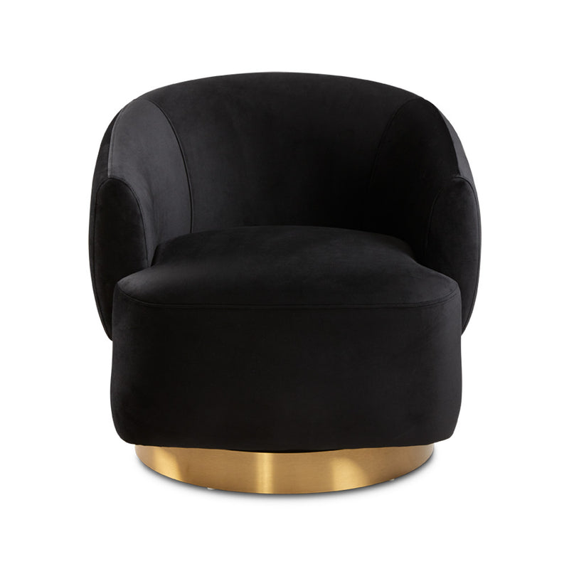 Buy Swivel Lounge Chair - Matte Gold Base