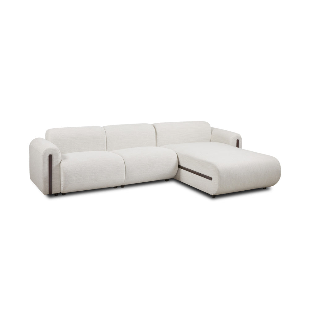 PB-11BRE Linen Sectional - 123"W - call for stock