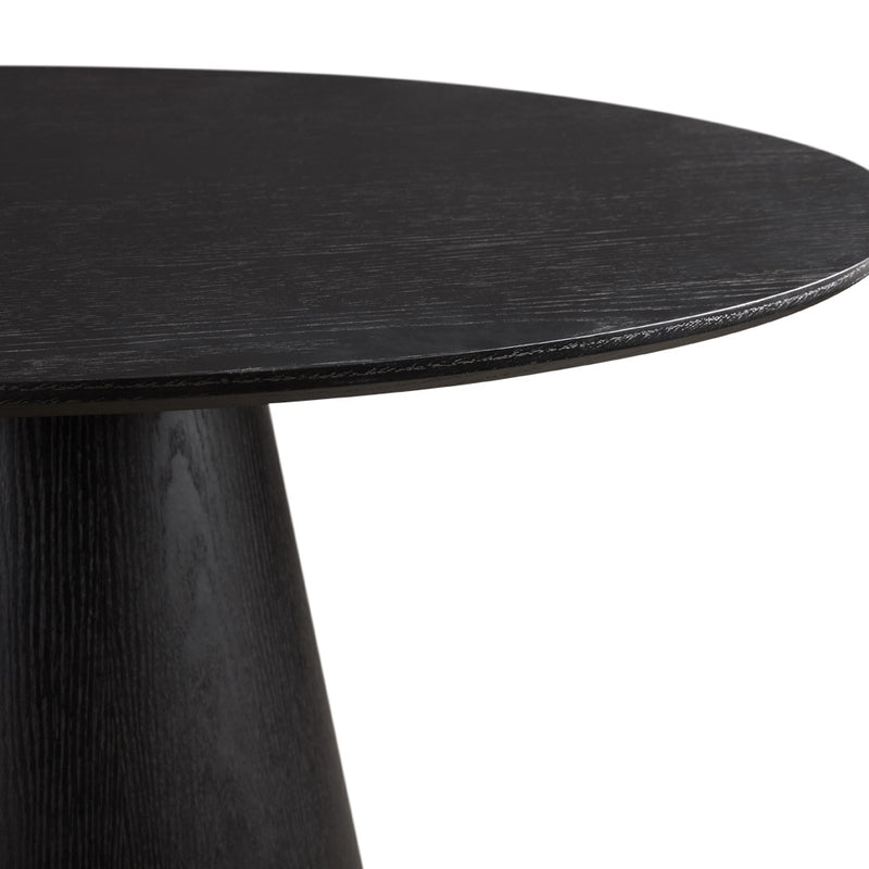 PB-11JAG Round Wood Top Dining Table -48D